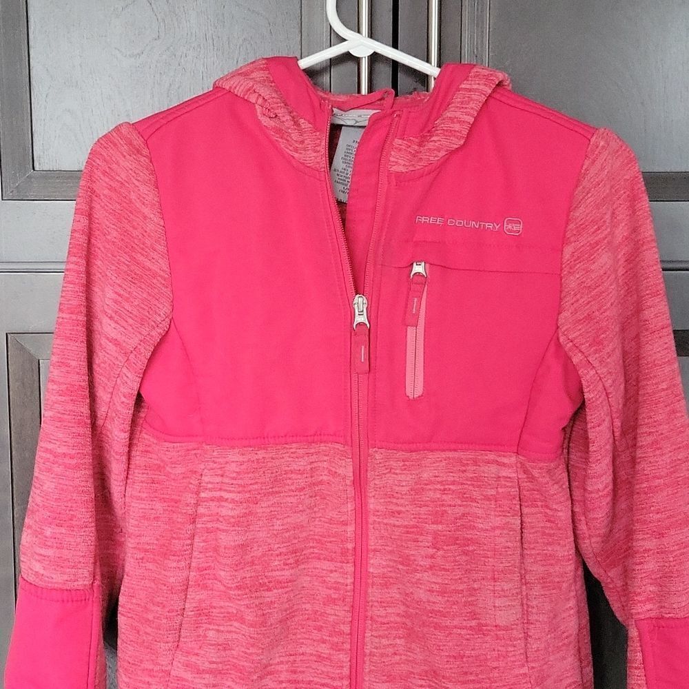 Free Country Kids Zip Up Hoodie Jacket - L 10/12